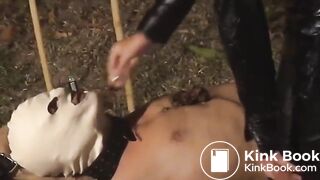 Mistress forces slave to eat all her shit
