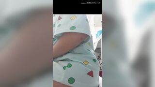 Girl pooping on Toilet - video 2