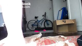 Open legged shitting