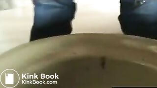 Hot Grandma With Hairy Pussy Loves To Shit And Piss For Us