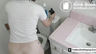 Sexy teen toilet pooping - video 55
