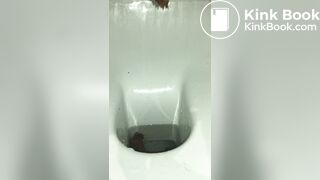 Girl self records pooping - video 2