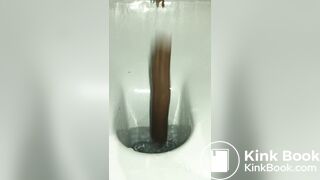 Girl self records pooping - video 2