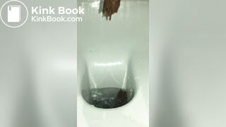 Girl self records pooping - video 2