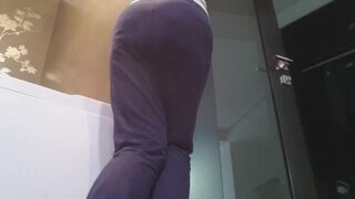 yoga pants poop - video 6