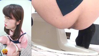 Japanese toilet pooping - video 7