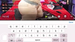 Nasty webcam latina with a big ass