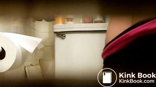 Girl pooping voyeur at home 2