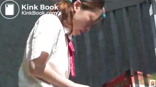 Japanese School Girl in pantypoop 2-3