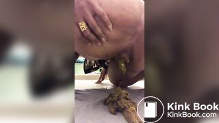 Diarrhea from ebony ass