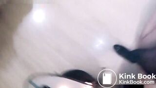 sexy mistress shits in guys mouth