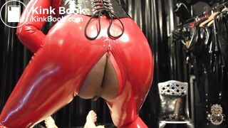 German interracial scat femdom video.