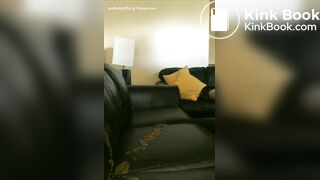 Ebony BBW Shit Explosion on Couch