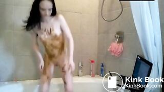 cute teen scat smear