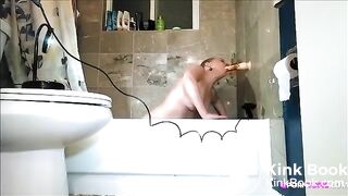 Filthy Dildo In The Shower