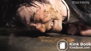 Business woman toilet slave