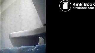 Spying on Russian girls pooping