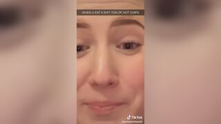 Tik Tok girl has diarrhea