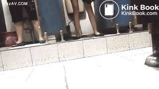 chinese girls poop in open toilet 3