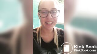 pretty girl pooping in toilet - video 4