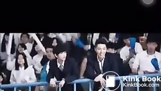 Teacher drinks laxative diarrhea on the floor scene