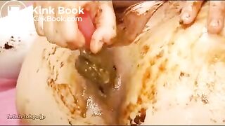 young japanese scat masturbation