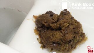 pretty-girl-and-pile-of-shit-in-toilet