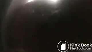 Girl shits into the toilet bowl part 3