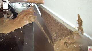 asian woman Bound Diarrhea Explosion