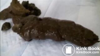 japanese girl in glasses doggystyle shit on bed