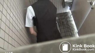 Japanese OL Poop in the public toilet at lunchtime