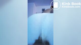 Panty poop and poop on white jeans then smearing - video 3