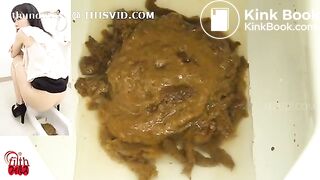 Japanese woman diarrhoea toilet