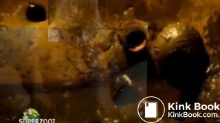 SEWER WHORE FANTASY REVEALS HER SCAT FETISH TO A MAN