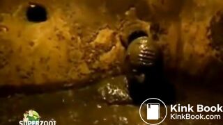 SEWER WHORE FANTASY REVEALS HER SCAT FETISH TO A MAN