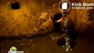 SEWER WHORE FANTASY REVEALS HER SCAT FETISH TO A MAN