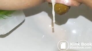Creampie and poop - video 2