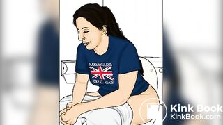 british lady exsplodeing on toilet audio only