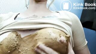 Woman Public WC pervert scat