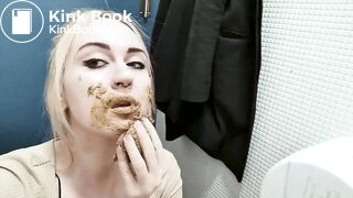 Woman Public WC pervert scat