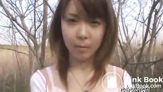 Japanese girls panty poop outside