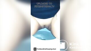 ... ink pooping on the toilet