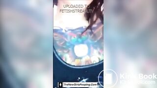 ... ink pooping on the toilet