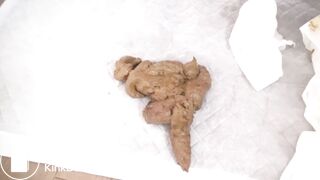 Japanese woman poops - video 3