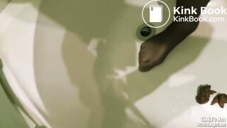 Hot ass girl shits in shower smears her sexyass and licks some shit