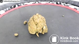 baked sexy girl shitting