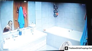 Private toilet poop