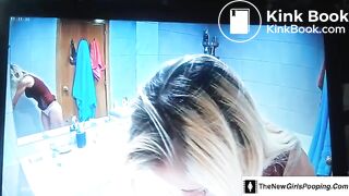 Private toilet poop