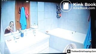 Private toilet poop