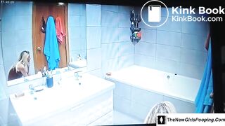 Private toilet poop